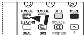 P.MODE E.SAVING DUAL SRS SOURCE POSITION E?? STILL P.SIZE P