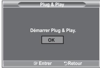 Plug & Play Démarrer Plug & Play. OK Entrer Retour