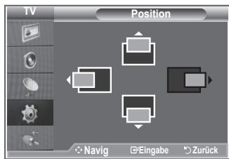 Position Navig Eingabe Zurück