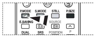 P.MODE S.MODE STILL P.SIZE E.SAVING SOURCE DUAL SRS POSITION P
