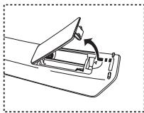 SAMSUNG LE23R81W - Installing Batteries in the Remote Control - 1