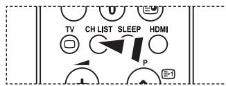 TV CH LIST SLEEP HDMI P