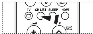 TV CH LIST SLEEP HDMI P