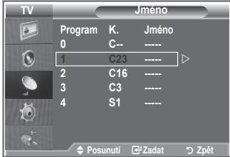 Jméno Program K. Jméno 0 C-- ---- 1 C23 ---- 2 C16 ---- 3 C3 ---- 4 S1 ---- Posunutí Zadat Zpét