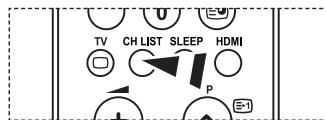 TV CH LIST SLEEP HDMI P
