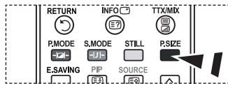 RETURN INFO TTX/MIX P.MODE S.MODE STILL P.SIZE E.SAVING PIP SOURCE