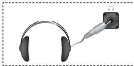 SAMSUNG LE23R81W - A TV-készülékhez fejhallgatót csatlakoztathat, így a helyiségben tartózkodók zavarása nélkül nézheti a TV-műsort. - 1