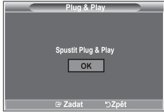Plug & Play Spustit Plug & Play OK Zadat Zpét