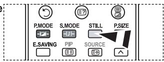 P.MODE S.MODE STILL P.SIZE E.SAVING PIP SOURCE E-O