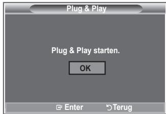 Plug & Play Plug & Play starten. OK Enter Terug