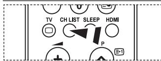 TV CH LIST SLEEP HDMI P