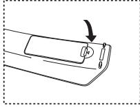SAMSUNG LE23R81W - Installing Batteries in the Remote Control - 3
