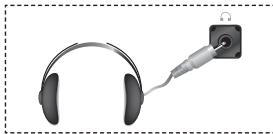 SAMSUNG LE23R81W - Pripojenie slúchadiel - 1