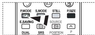 P.MODE S.MODE STILL P.SIZE E.SAVING SOURCE DUAL SRS POSITION P