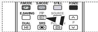 P.MODE E.SAVING DUAL SRS P.1 S.MODE J.J. PIP SOURCE P.2 STILL P.3 RSIZE