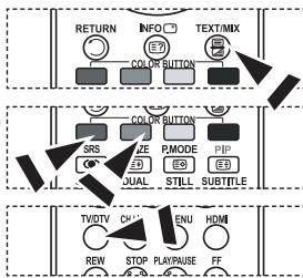SAMSUNG LE23R86BD - Selecting a Specific Teletext Page - 2