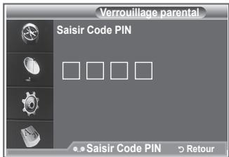 SAMSUNG LE23R86BD - Configuration du contrôle parental - 2