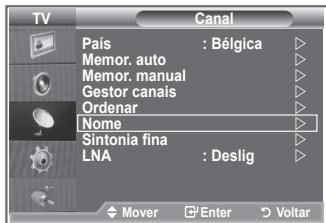 SAMSUNG LE23R86BD - Os canais recebam automaticamente nomes quando as respectivas informações são transmitidas. Pode alterar these nomes e atribuir outros. - 1