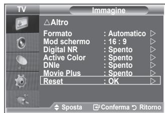 SAMSUNG LE23R86BD - Ripristino delle impostazioni predefinite dell'immagine - 1