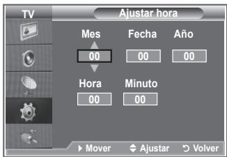 SAMSUNG LE23R86BD - Ajuste y visualización de la hora actual - 2
