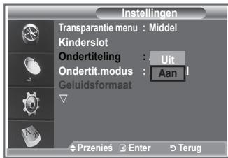 SAMSUNG LE23R86BD - De ondterteling instellen - 1