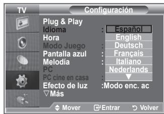SAMSUNG LE23R86BD - Elección del idioma - 2