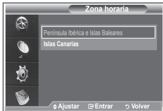 SAMSUNG LE23R86BD - Selección de la zona horaria (Sólo España) - 2