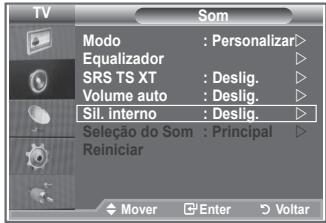 SAMSUNG LE23R86BD - Se quiser ouvir som em de colunas separatas, cancele o amplificador interno. - 1