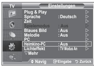 SAMSUNG LE23R86BD - Einstellen des Heimkino-PC - 1