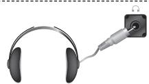 SAMSUNG LE23R86BD - Se quiser ver um programa de televisao sem incomodar as pessoas que o rodeiam, pode ligar uns auscultadores ao tevisor. - 1