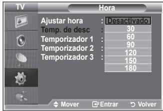 SAMSUNG LE23R86BD - Ajuste del temporizador de desconexión - 2