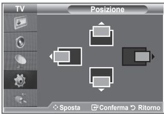 SAMSUNG LE23R86BD - Modifica della posizione dell'imagine: - 1