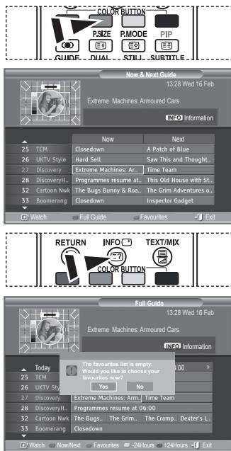 SAMSUNG LE23R86BD - Setting the Default Guide - 3