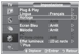 SAMSUNG LE23R86BD - Réglage et affichage de l'heure actuelle - 1