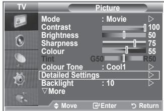 SAMSUNG LE23R86BD - You can set detailed picture settings. - 1