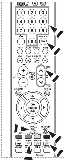 SAMSUNG LE23R86BD - Selecting a Specific Teletext Page - 1