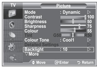 SAMSUNG LE23R86BD - Activating Backlight - 1