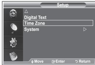 SAMSUNG LE23R86BD - Select the time zone where locate - 1