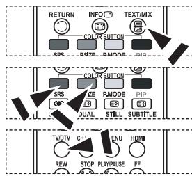 SAMSUNG LE23R86BD - Uso de Fastext para selectionar una página del teletexto - 1