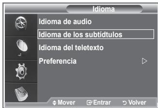 SAMSUNG LE23R86BD - Se pueda携带 los values predeterminados para los idiomas de los subtitutos, el audio y el teletexto.   Muestra la informacion del idioma para el flujo de entrada. - 2