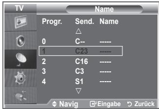 SAMSUNG LE23R86BD - Sendernamen zuweisen - 4