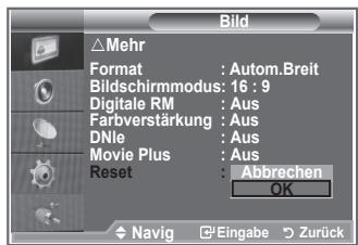SAMSUNG LE23R86BD - Sie können die Einstellungen auf die werkseitig festgelegten Standardbildeinstellungen zurücksetzen. - 2