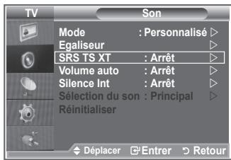 SAMSUNG LE23R86BD - Réglage du TruSurround XT (SRS TS XT) - 2