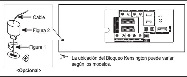 SAMSUNG LE23R86BD - Utilización del bloqueo Kensington antirrobo - 1