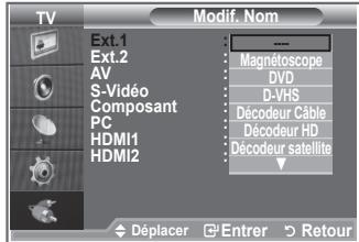 SAMSUNG LE23R86BD - Nommez le périphérique connecté aux prises d'entrée pour rendre la sélection des sources d'entrée plus facile. - 2