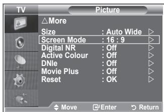 SAMSUNG LE23R86BD - Selecting the Screen Mode - 1