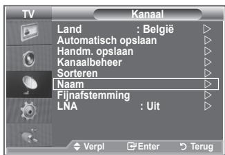 SAMSUNG LE23R86BD - Kanalen kriijgen automatisch een naam toegewezen wanneer kanaalinformatie worden uitgezonden. U kurz deze names wijzigem en weitere nameen toewijzen. - 1