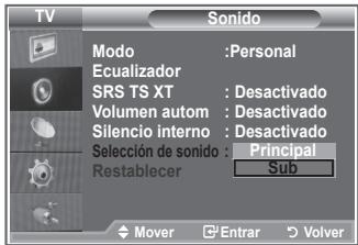 SAMSUNG LE23R86BD - Mientras está activada la función PIP se pueda escharcer el sonido de laImagen secundaria. - 2