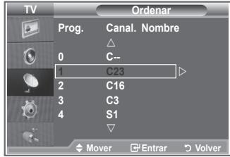 SAMSUNG LE23R86BD - Puede intercambiary los nombres de dos canales: - 2