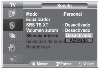 SAMSUNG LE23R86BD - Si desea usar uno's altavoces independentes, cancele el amplificador interno. - 2